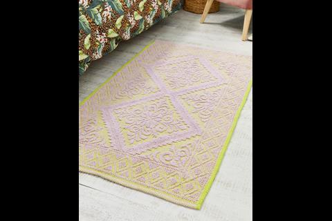 Asos Supply floral knotted rug